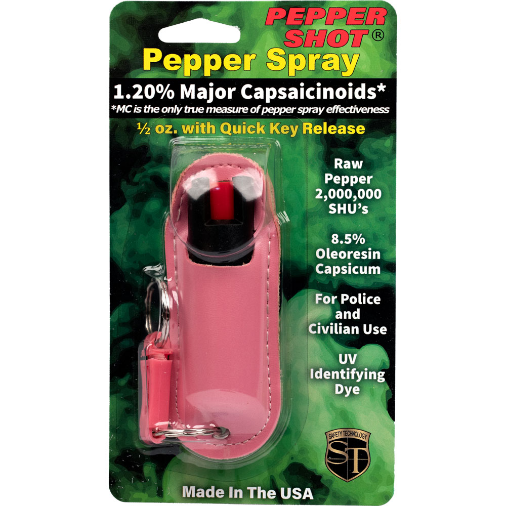 Pepper Shot 1.2% MC 1/2 oz Halo Holster Pink view 2